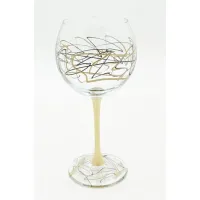 Zdjęcie Fenomenalny komplet 6 kieliszków Degustazione Gold Jazz do drinków