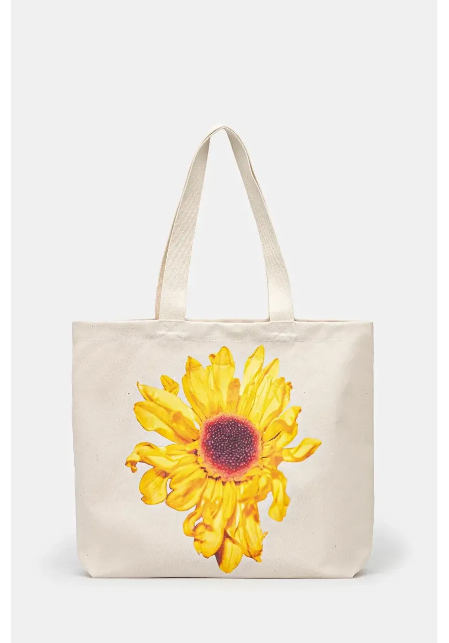 obrazek 1 JW Anderson torebka bawełniana Canvas Tote kolor beżowy HB0679.FA0413.106