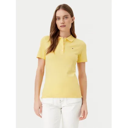 Zdjęcie Tommy Hilfiger Polo 1985 WW0WW43225 Żółty Slim Fit