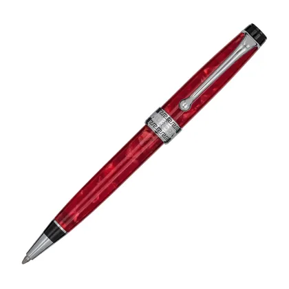 Picture Red Optima pen by the Italian brand Aurora