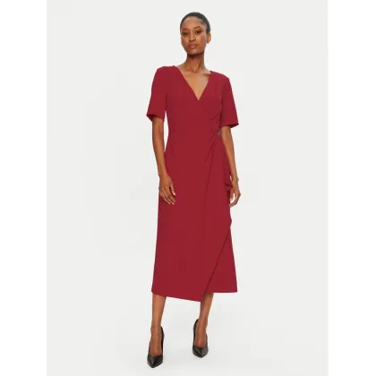 Zdjęcie DKNY Sukienka koktajlowa DD4H1B66 Czerwony Slim Fit