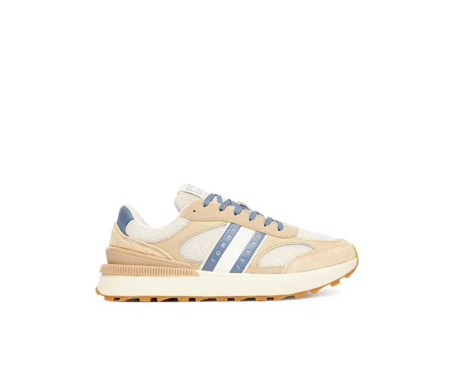obrazek 1 Tommy Jeans Sneakersy Tjm Technical Runner Ess EM0EM01537 Beżowy