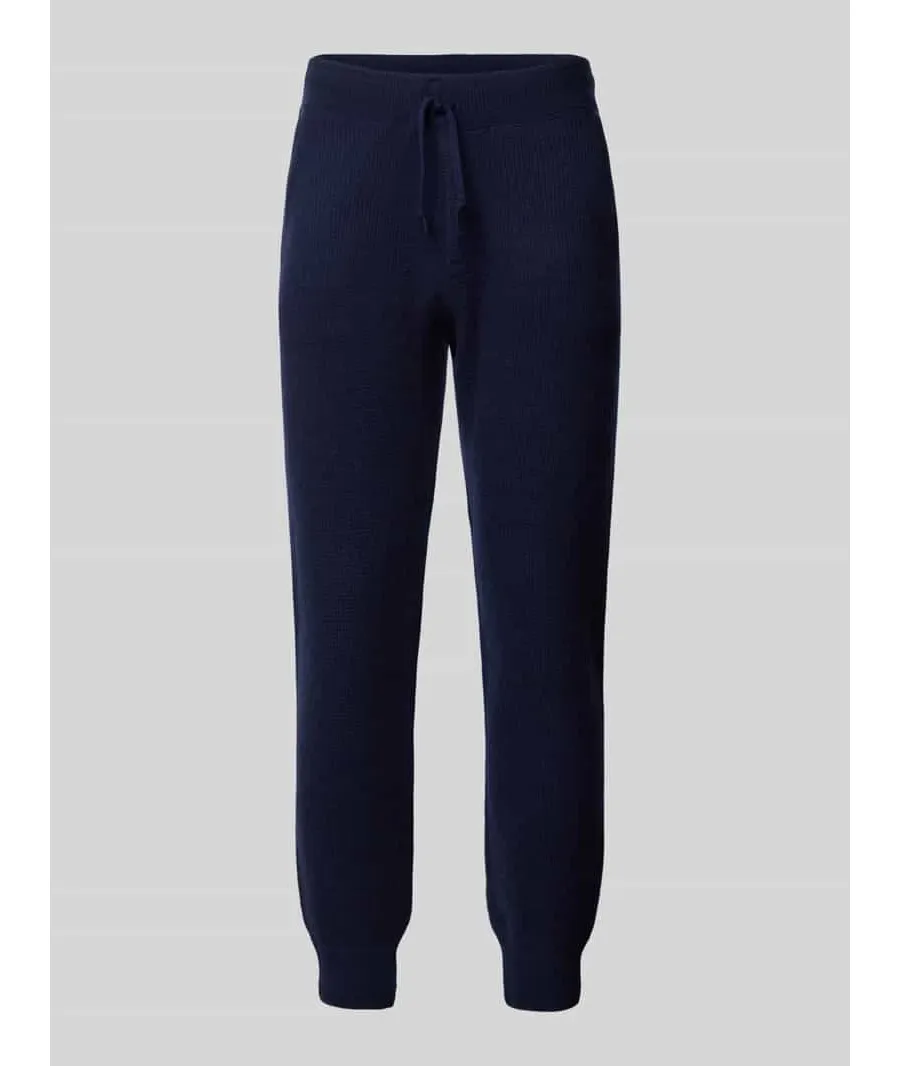 obrazek 1 Spodnie kaszmirowe o kroju slim fit z tunelem