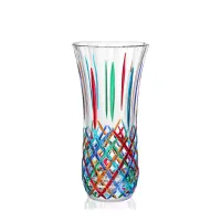 Zdjęcie Artystyczny włoski wazon ze szkła weneckiego (30 cm)