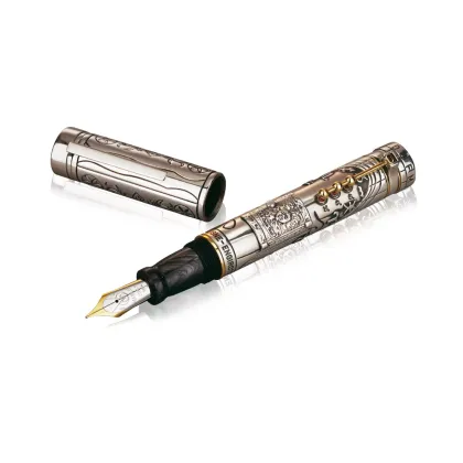 Picture Luxurious hand-decorated Cadran Solaire fountain pen