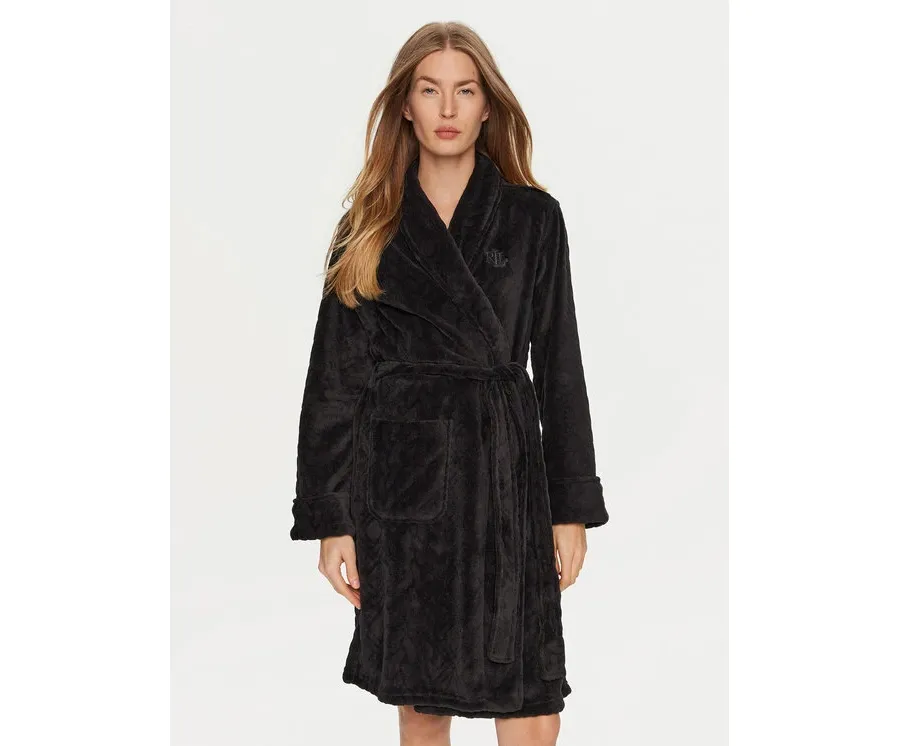 obrazek 1 LAUREN RALPH LAUREN Szlafrok ILN42372F Czarny