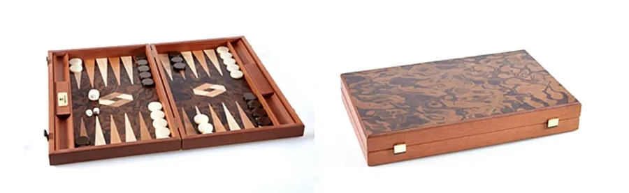 obrazek 1 Nadzwyczajne backgammon z drzewa orzecha włoskiego
