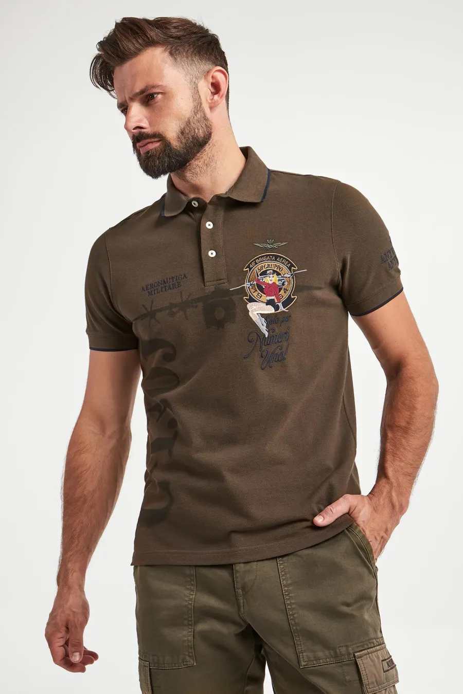 obrazek 1 Polo męskie AERONAUTICA MILITARE Aeronautica Militare