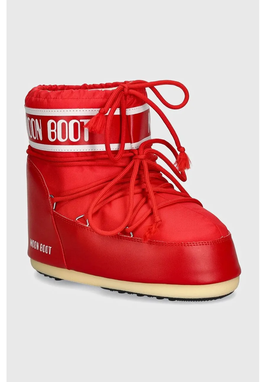 obrazek 1 Moon Boot śniegowce MB ICON LOW NYLON kolor czerwony 80D1409340 D001