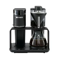 Zdjęcie Melitta - EPOS Czarno-srebrny - Ekspres przelewowy z wbudowanym młynkiem MELITTA