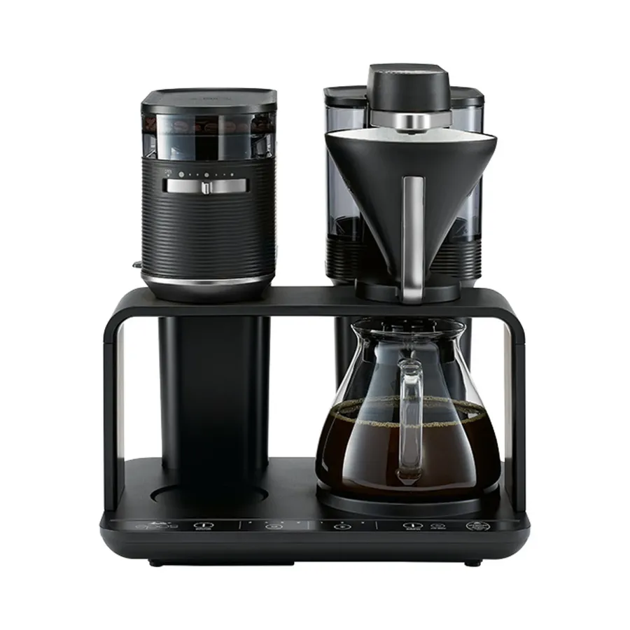 obrazek 1 Melitta - EPOS Czarno-srebrny - Ekspres przelewowy z wbudowanym młynkiem MELITTA