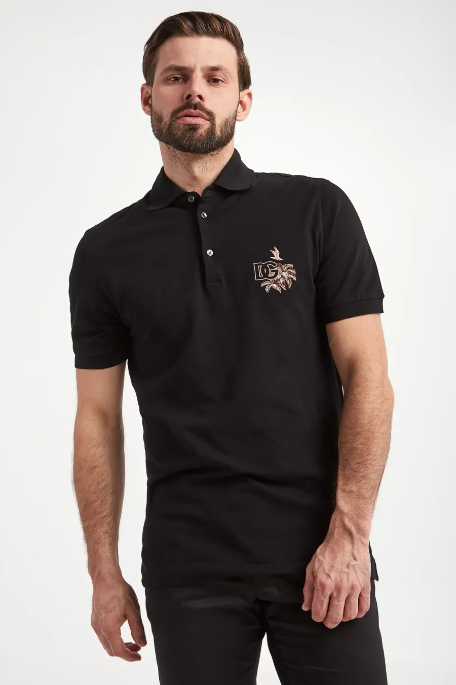 obrazek 1 Polo męskie z logo DOLCE & GABBANA Dolce & Gabbana