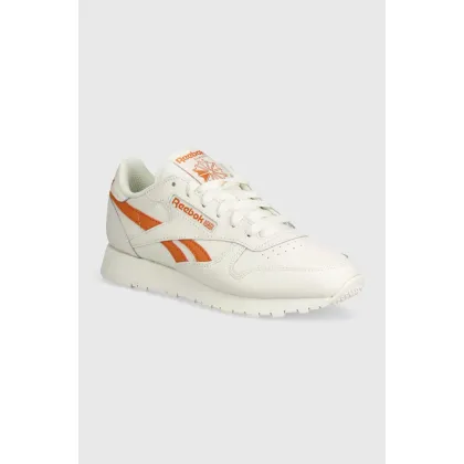 Zdjęcie Reebok Classic sneakersy skórzane Classic Leather kolor beżowy 100074358