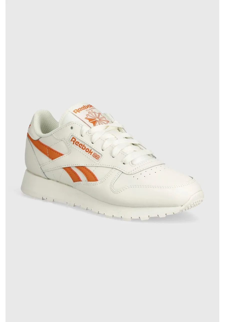 obrazek 1 Reebok Classic sneakersy skórzane Classic Leather kolor beżowy 100074358