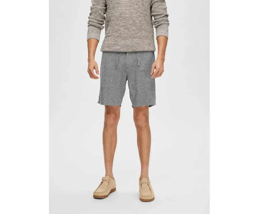 obrazek 1 Selected Homme Szorty materiałowe Slhregular-Brody 16087638 Szary Regular Fit