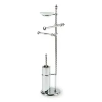 Picture Exclusive stand - toilet brush, soap dish, towel rack and toilet paper holder Giunone - Stilhaus