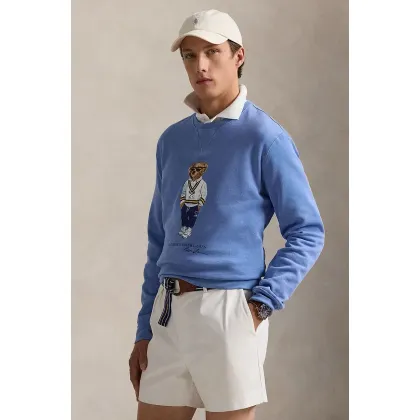 Zdjęcie Polo Ralph Lauren bluza męska kolor niebieski z nadrukiem 710973145