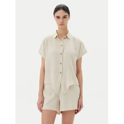 Zdjęcie Vero Moda Koszula Thea 10333794 Beżowy Loose Fit