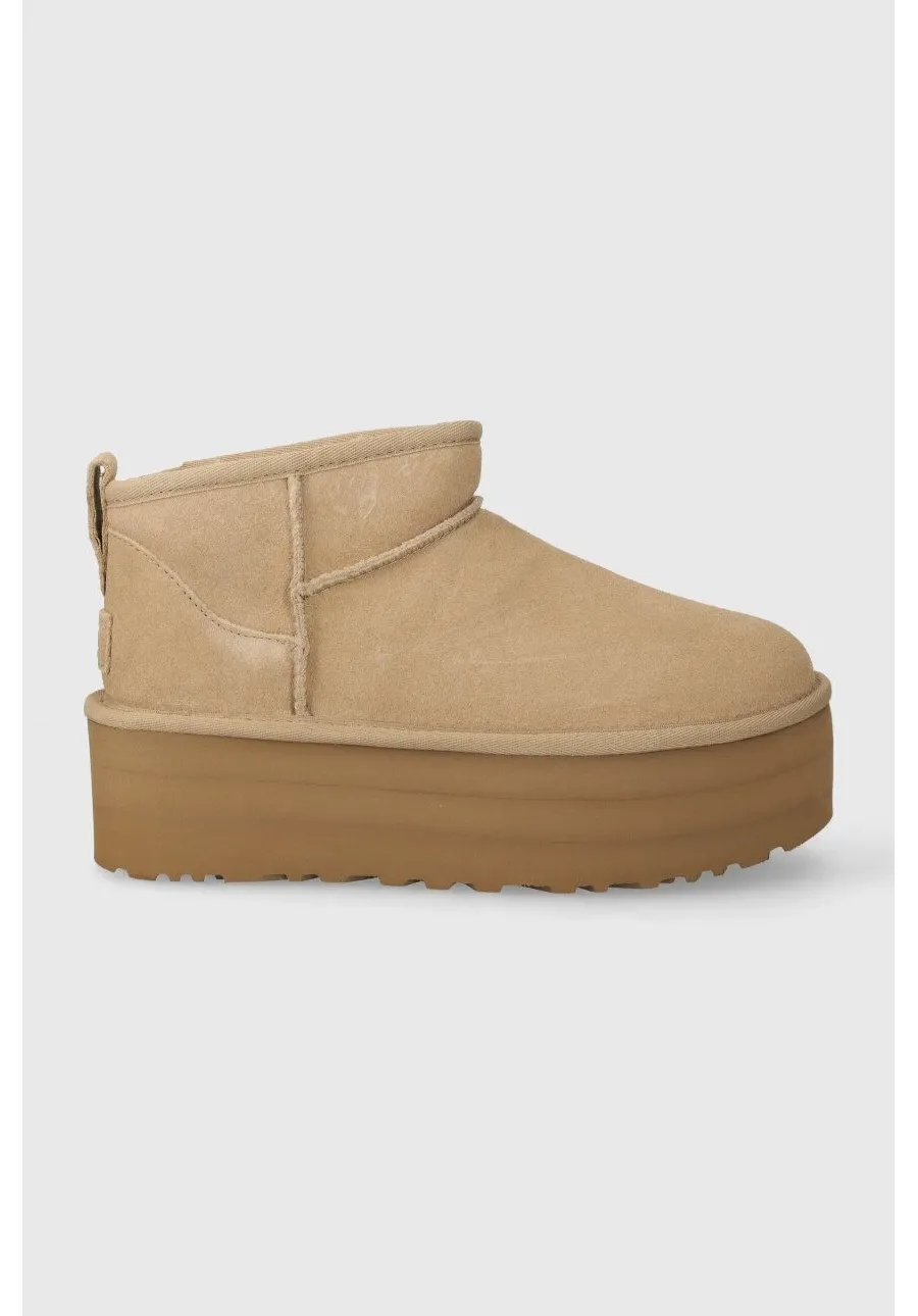 obrazek 1 UGG Classic Ultra Mini Platform śniegowce kolor beżowy 1135092