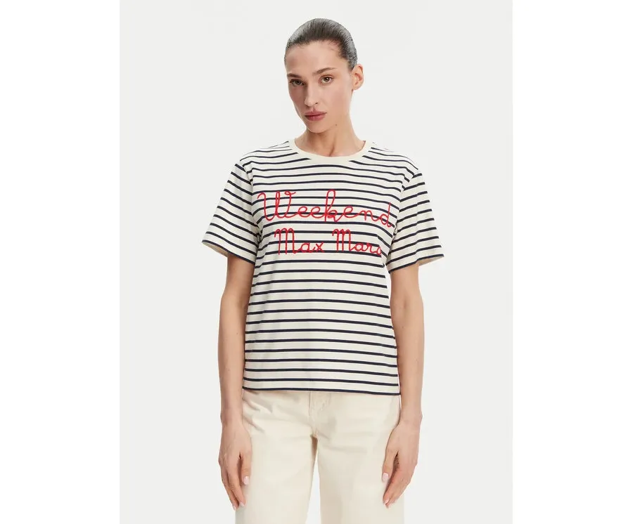 obrazek 1 Weekend Max Mara T-Shirt Olga 2515971042 Granatowy Regular Fit