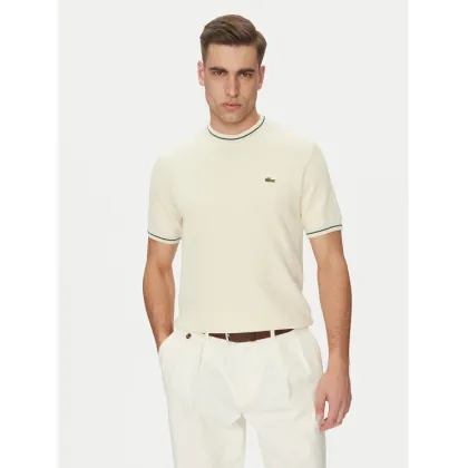 Zdjęcie Lacoste Sweter AH9301 Beżowy Regular Fit