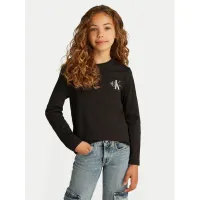 Zdjęcie Calvin Klein Jeans Bluzka IU0IU00677 Czarny Regular Fit