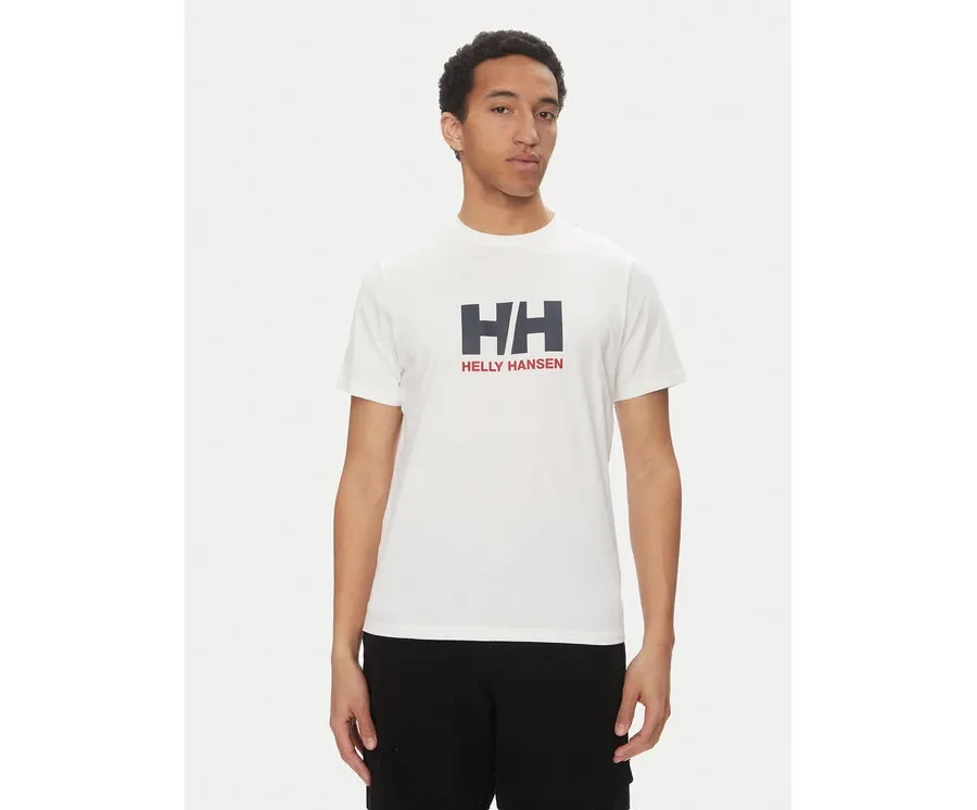 obrazek 1 Helly Hansen T-Shirt Logo 54596 Biały Regular Fit
