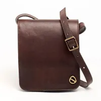 Picture Classic leather shoulder bag for men - Ikunico