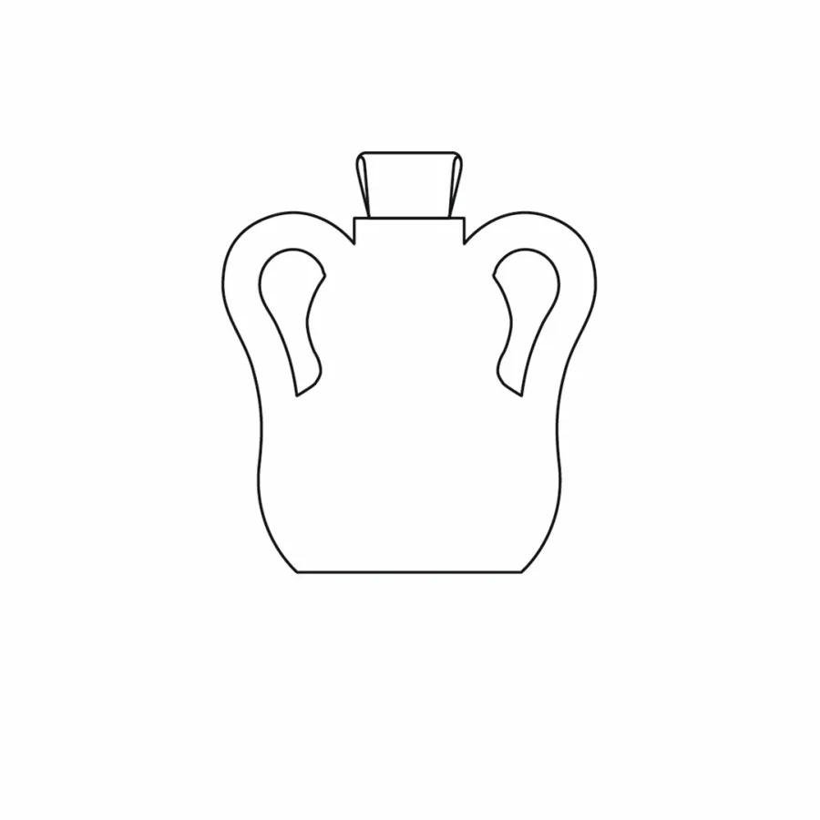 obrazek 5 Stylowy wazon Otto 9x40xH45 cm wykonany z  białej naturalnej skóry