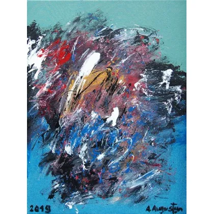 Zdjęcie Abstrakcja 40 x 30 cm, technika mieszana na płótnie – Amelia Augustyn