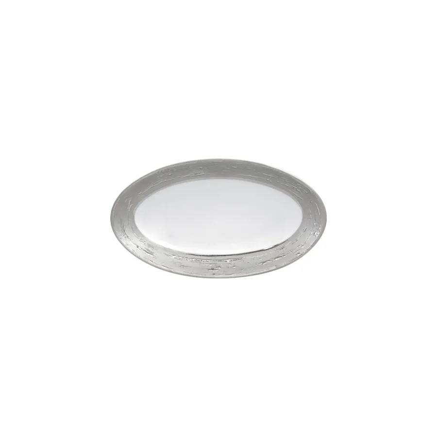 obrazek 1 Owalny porcelanowy talerz do marynaty 20 cm - Porcel