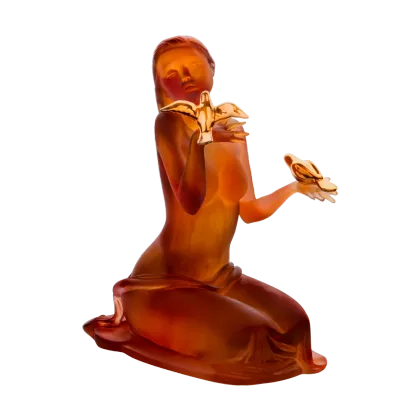 Zdjęcie Piękna rzeźba Sara i ptaki Marie-Paule Deville Chabrolle