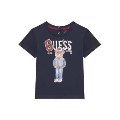 Zdjęcie Guess T-Shirt N5YI22 K8HM4 Granatowy Regular Fit