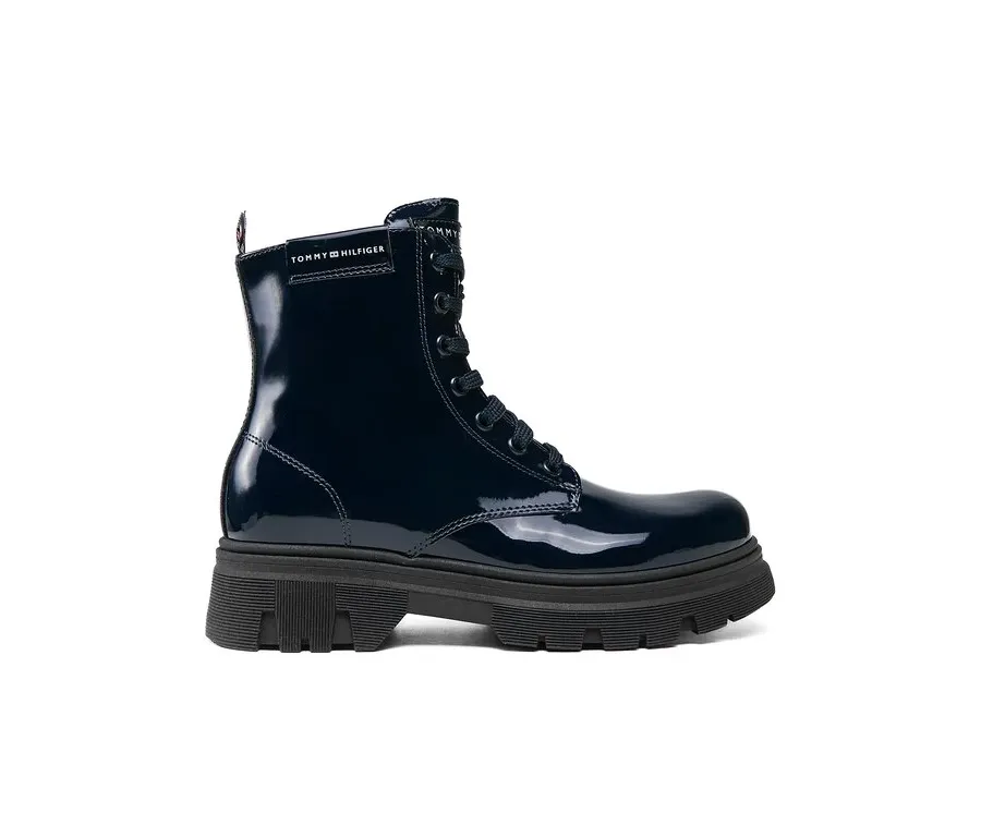 obrazek 1 Tommy Hilfiger Kozaki T4A5-33040-0775 S Niebieski