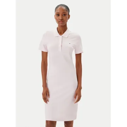Zdjęcie Tommy Hilfiger Sukienka codzienna WW0WW43228 Różowy Slim Fit