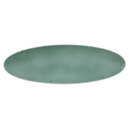Zdjęcie Wyjątkowy owalny talerz z porcelany 35x11 cm o nowoczesnym kształcie - Seltmann Weiden