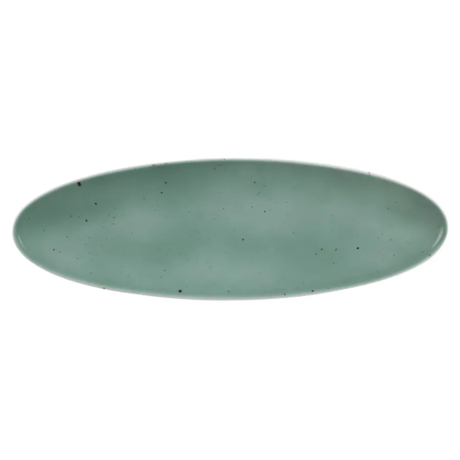 obrazek 1 Wyjątkowy owalny talerz z porcelany 35x11 cm o nowoczesnym kształcie - Seltmann Weiden