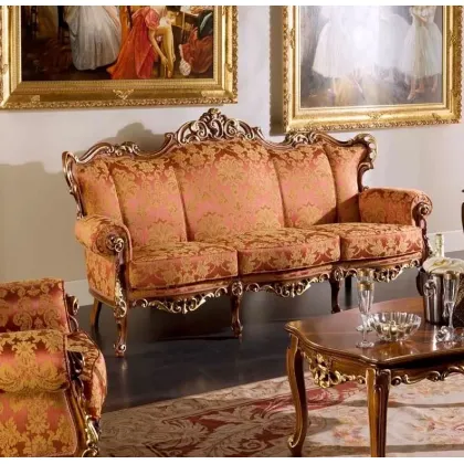 Zdjęcie Klasyczna wyjątkowa sofa trzyosobowa Regency