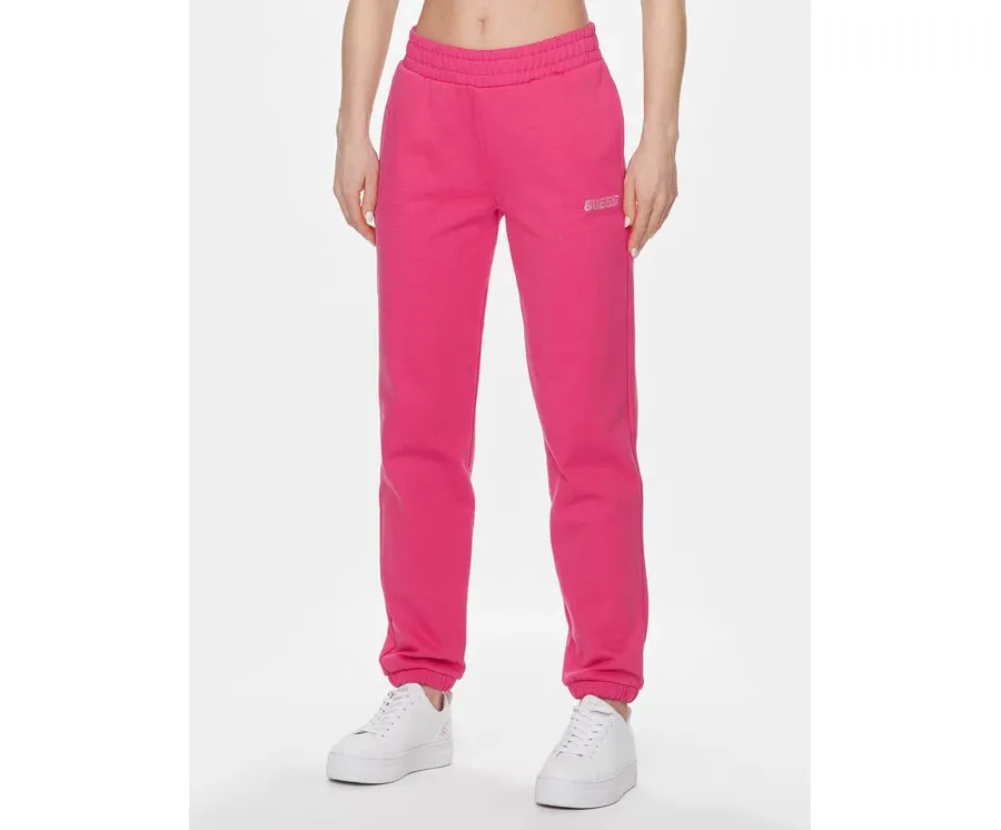 obrazek 1 Guess Spodnie dresowe Eleanora V4RB10 KC5O0 Różowy Regular Fit