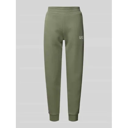 Zdjęcie Spodnie dresowe o kroju tapered fit z detalami z logo