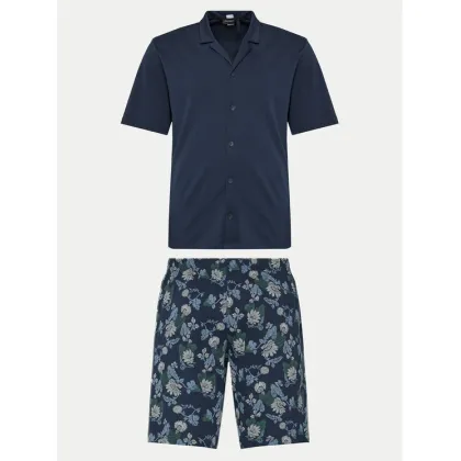 Zdjęcie Hanro Piżama Night & Day 75137 Granatowy Relaxed Fit