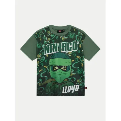 Zdjęcie LEGO T-Shirt Ninjago 12011405 Zielony Regular Fit