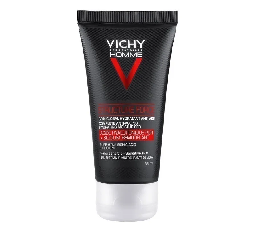 obrazek 1 Vichy Homme Structure Force Krem przeciwzmarszczkowy dla mężczyzn 50 ml