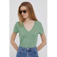 Zdjęcie Polo Ralph Lauren t-shirt bawełniany kolor zielony
