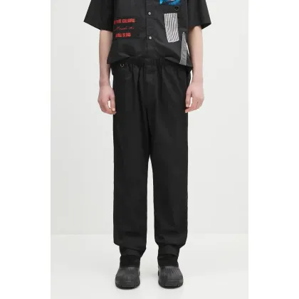 Zdjęcie Undercover spodnie Pants męskie kolor czarny proste US1E4592.1