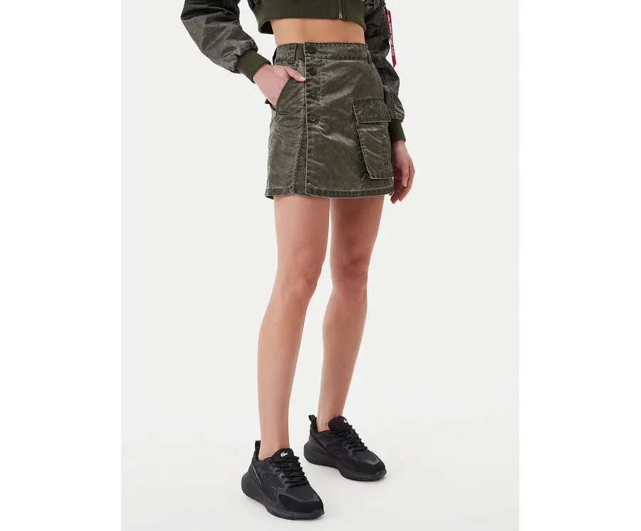 obrazek 1 Alpha Industries Spódnica mini Vintage 156052 Czarny Regular Fit