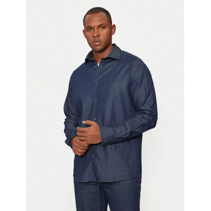 Zdjęcie Selected Homme Koszula jeansowa 16091061 Granatowy Regular Fit