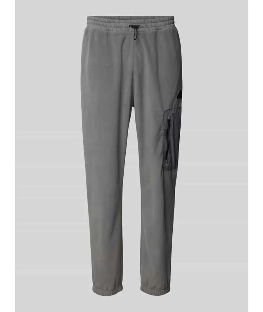 obrazek 1 Spodnie dresowe o kroju relaxed fit z naszywką z logo