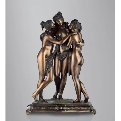 Picture Bronze sculpture depicting the Three Graces - Fonderia Artistica Ruocco