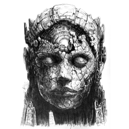 Zdjęcie Po drugiej stronie czasu *rysunek piórkiem